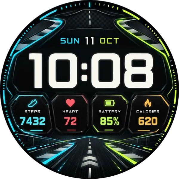 Apex Vector watchface